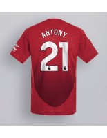 Manchester United Antony #21 Domácí Dres 2024-25 Krátký Rukáv